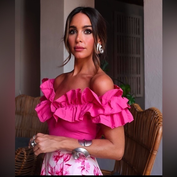 ZARA Ruffle Rib Bodysuit 0858/311 - Picture 4 of 12